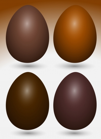 Chocolate Eggs Vectorsのイラスト素材