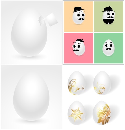 Easter Eggs Vectorsのイラスト素材