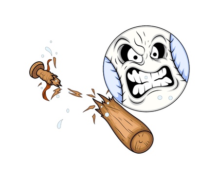 Baseball Character Vectorのイラスト素材