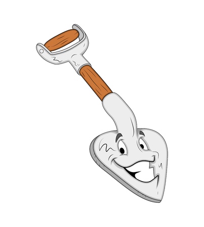 Hoe Mascot Vector Characterのイラスト素材