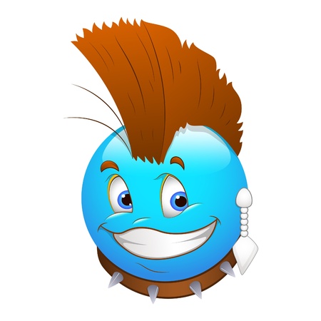 Smiley Emoticons Face Vector - Hip Hop Musicのイラスト素材