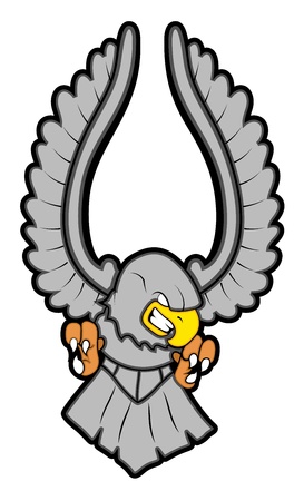 Eagle Mascot Vector Illustrationのイラスト素材