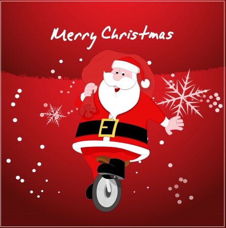 Santa Christmas Backgroundのイラスト素材
