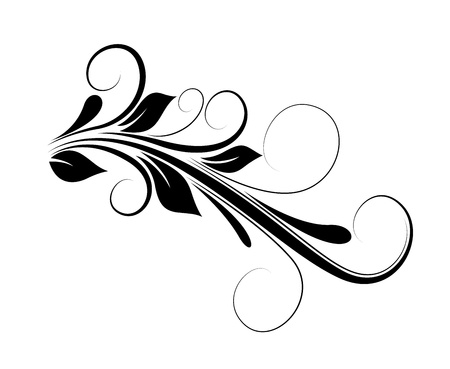 Swirl Vector Elementのイラスト素材