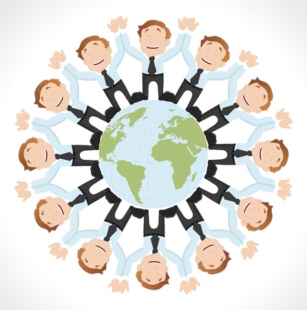 Business Collaborationのイラスト素材