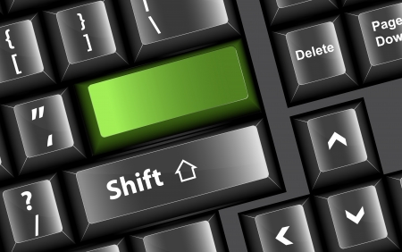 Keyboard Vector - Unique Blank Button Conceptのイラスト素材