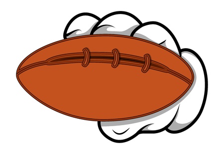 Cartoon hand - Holding Ball - Vector Illustrationのイラスト素材