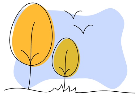 Trees  のイラスト素材