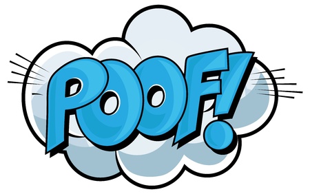 Poof - Comic Expression  Textのイラスト素材