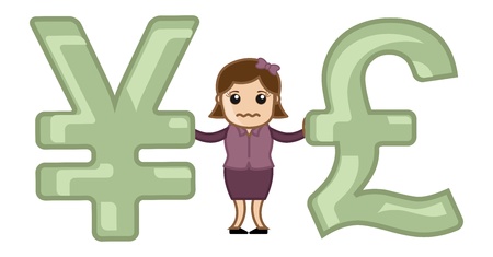 Forex Exchange - Vector Illustrationのイラスト素材