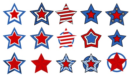 stars vectors for - 4th of july vector illustrationのイラスト素材
