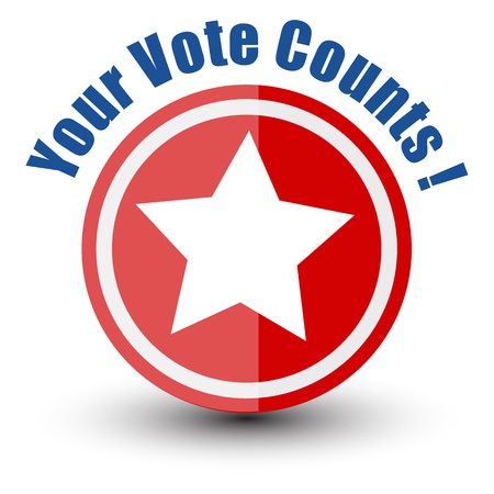 Star Icon - Election Day Vector Illustrationのイラスト素材