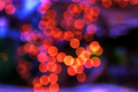 blurred lights