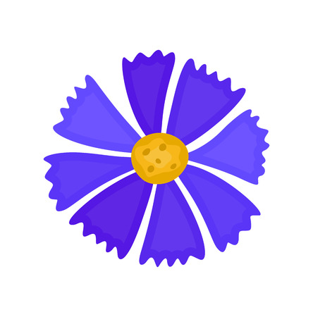Blue Flower Vectorのイラスト素材