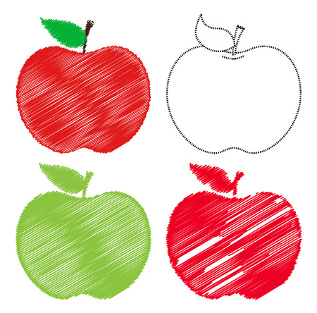 Apples Drawingsのイラスト素材