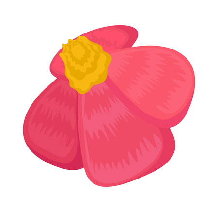 Red Daisy Vector Artのイラスト素材