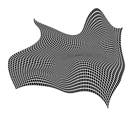 Squares Wavy Designのイラスト素材