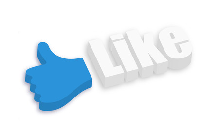 3d Likeのイラスト素材