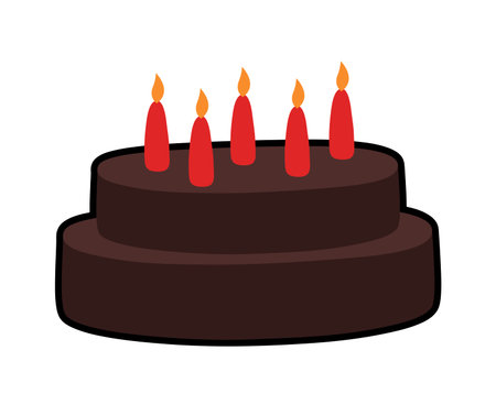 New Year Chocolate Cake