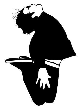 Jumping Man Shapeのイラスト素材