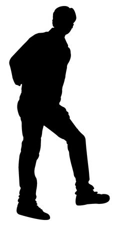 Standing Man Poseのイラスト素材