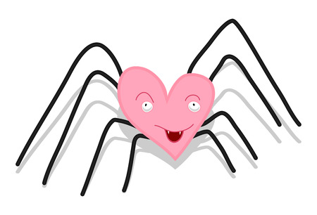 Heart Spiderのイラスト素材