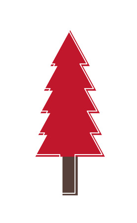 Christmas Tree Shapeのイラスト素材