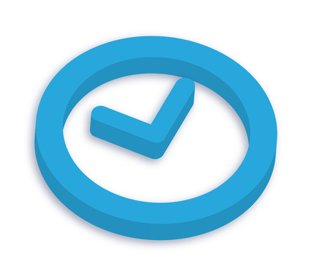3d Clock Iconのイラスト素材