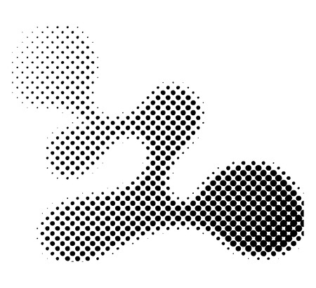 Abstract Halftone Design Elementのイラスト素材