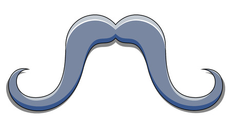 Fashionable Moustachesのイラスト素材