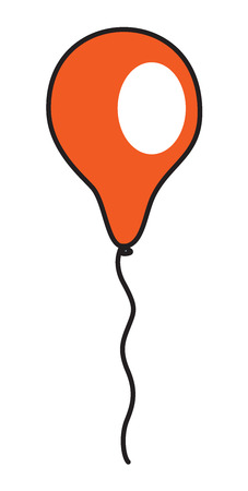Orange Balloonのイラスト素材