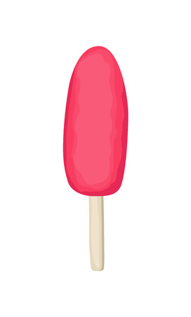 Pink Ice Creamのイラスト素材