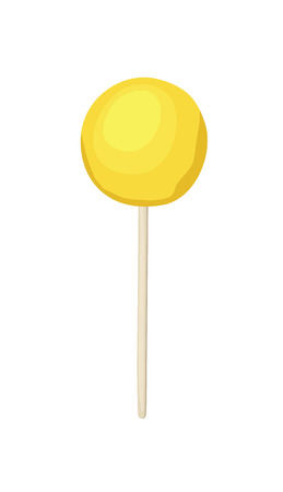 Yellow Lollipopのイラスト素材