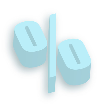 3d Percent Symbolのイラスト素材