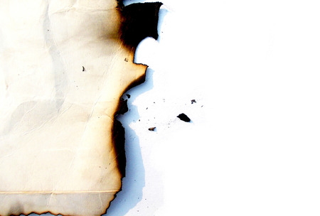 Dark Grunge Burnt Paper Edgeの写真素材