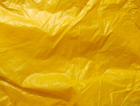 Creased Yellow Plastic Texture