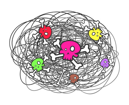 Skull Cartoonsのイラスト素材