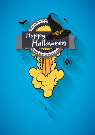 Halloween Greeting Templateのイラスト素材