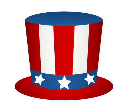 Uncle Sam Hat Vectorのイラスト素材