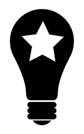 Star Bulb Vectorのイラスト素材