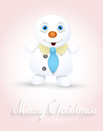 Cute Snowmanのイラスト素材