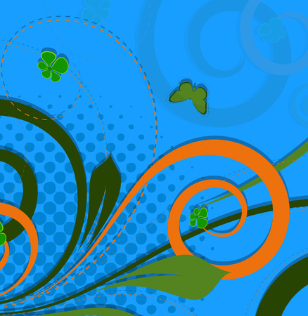 Swirl Halftone Designのイラスト素材