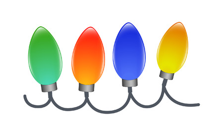 Decorative Vector Colorful Lightsのイラスト素材