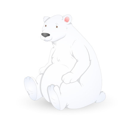 Polar Bear Characterのイラスト素材