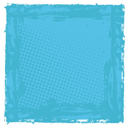 Grunge Strokes Halftone Bannerのイラスト素材