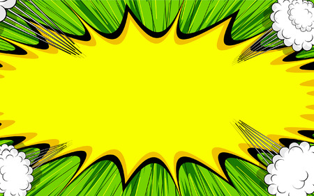 Retro Burst Banner Designのイラスト素材