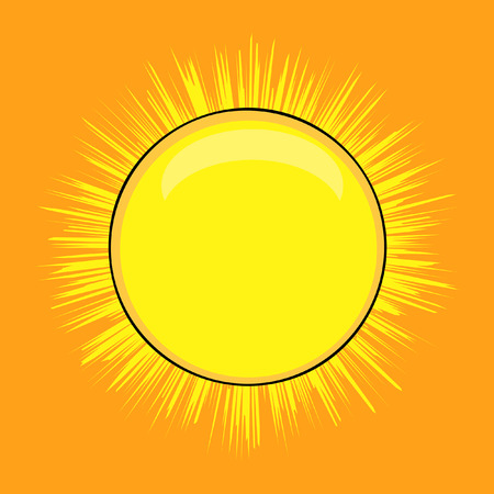 Sun Vector Backgroundのイラスト素材