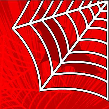 Halloween Spider Web Backgroundのイラスト素材