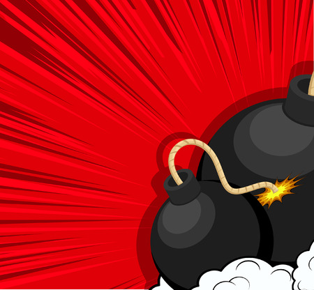 Explosion Bombs Vectorのイラスト素材