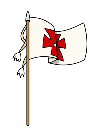 Columbus Flag Vectorのイラスト素材